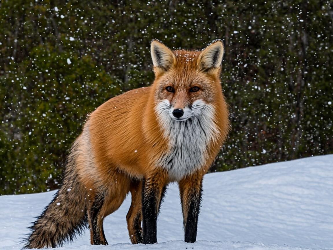Fox in the Snow