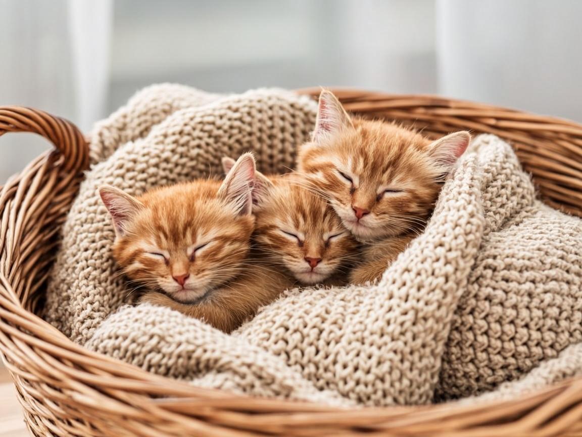 Kittens in a Basket