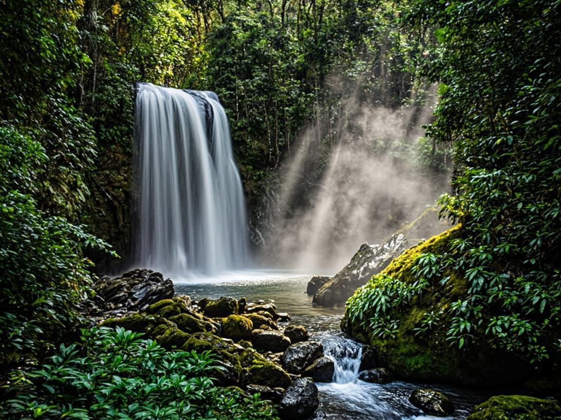 Rainforest Waterfall